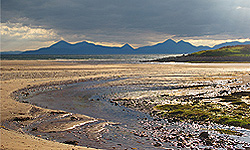 view from Sand Bay, Applecross, to Isle of Skye